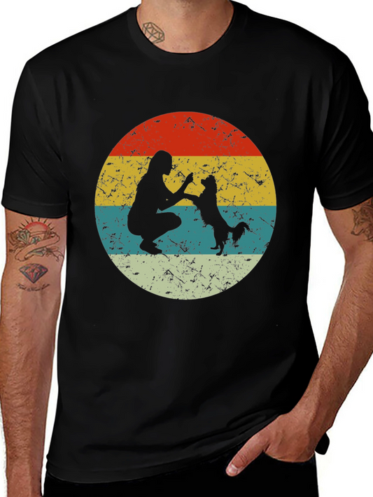 Retro Dog Lover T-Shirt