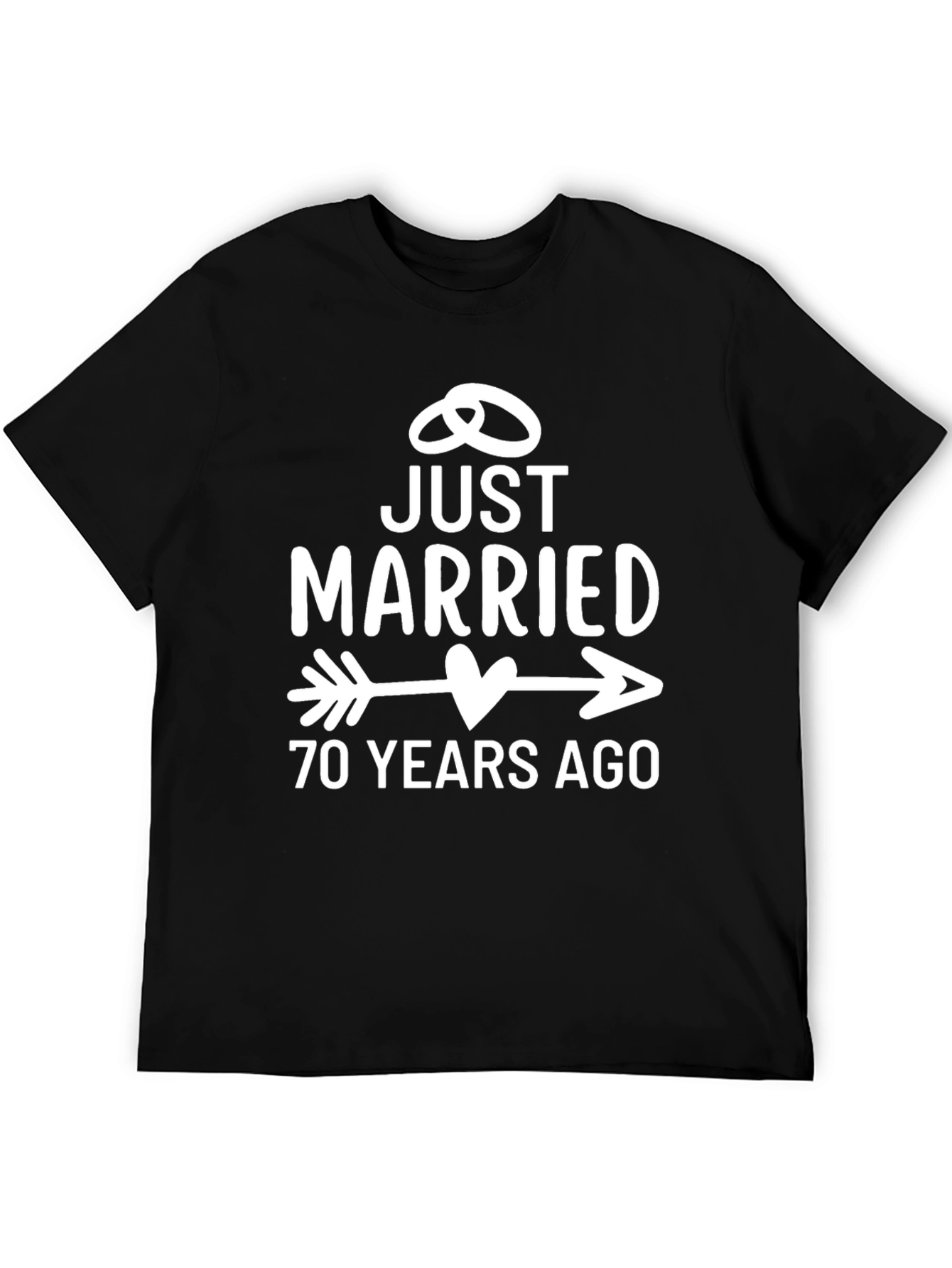 Just Married 70 Years Ago T-Shirt