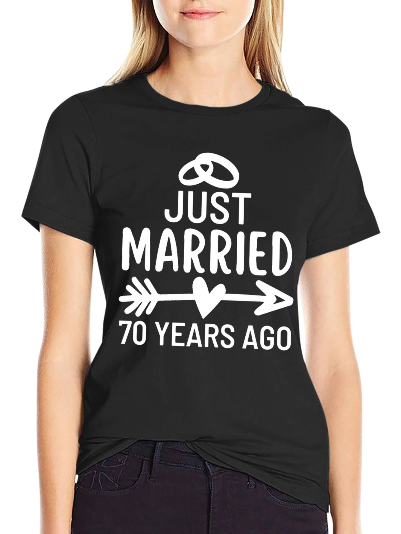 Just Married 70 Years Ago T-Shirt