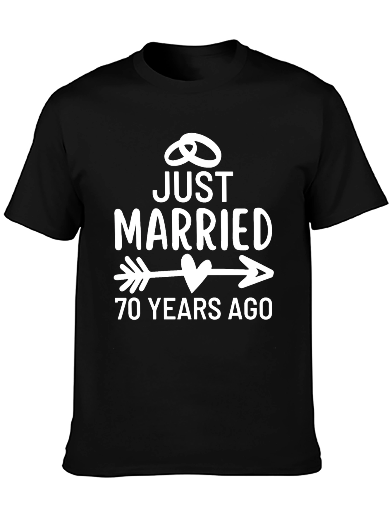 Just Married 70 Years Ago T-Shirt