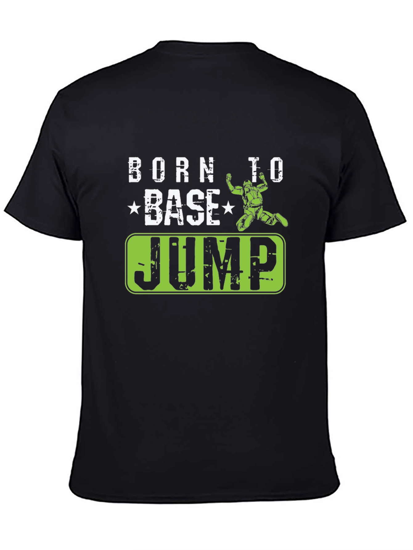 Born to BASE Jump Black T-Shirt