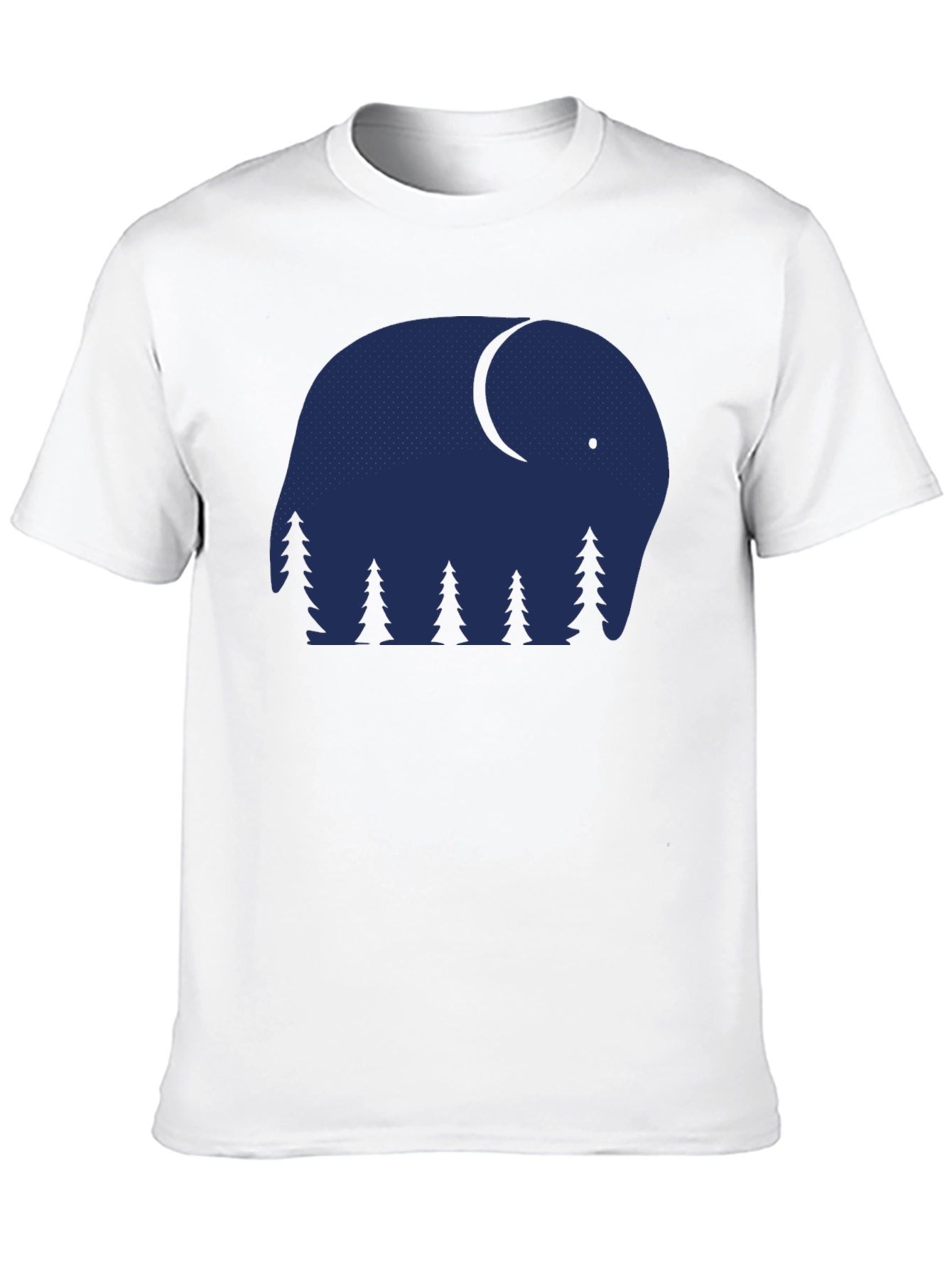 Elephant Nightscape Graphic Tee - Stylish & Unique!