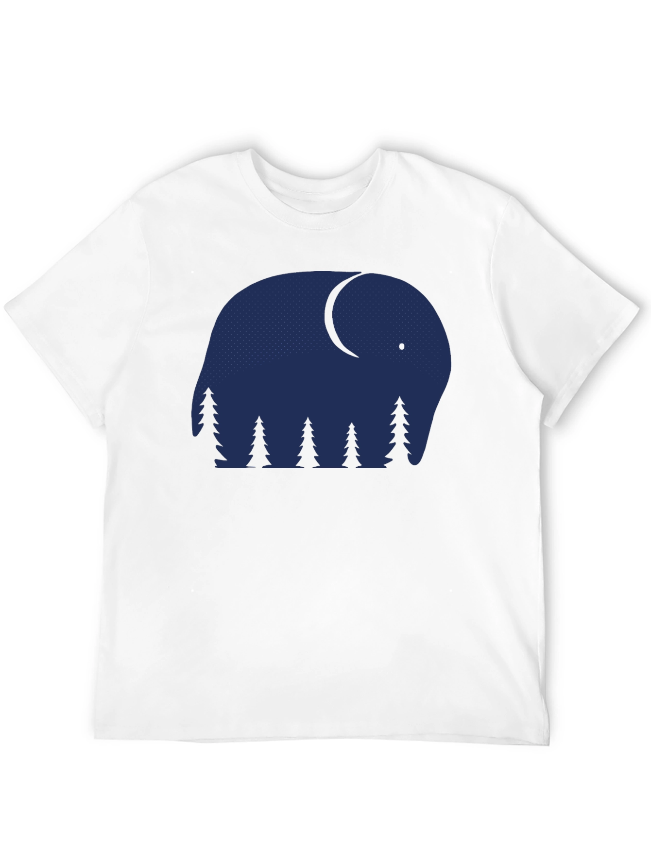 Elephant Nightscape Graphic Tee - Stylish & Unique!