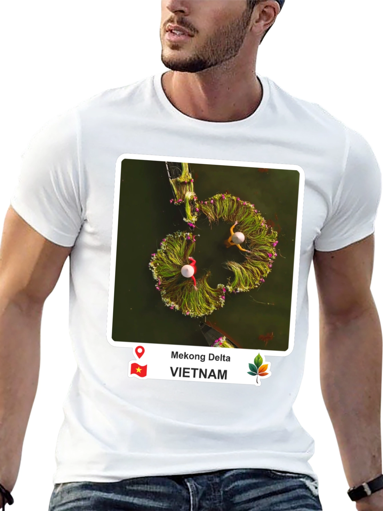 Vietnam Mekong Delta Graphic T-Shirt