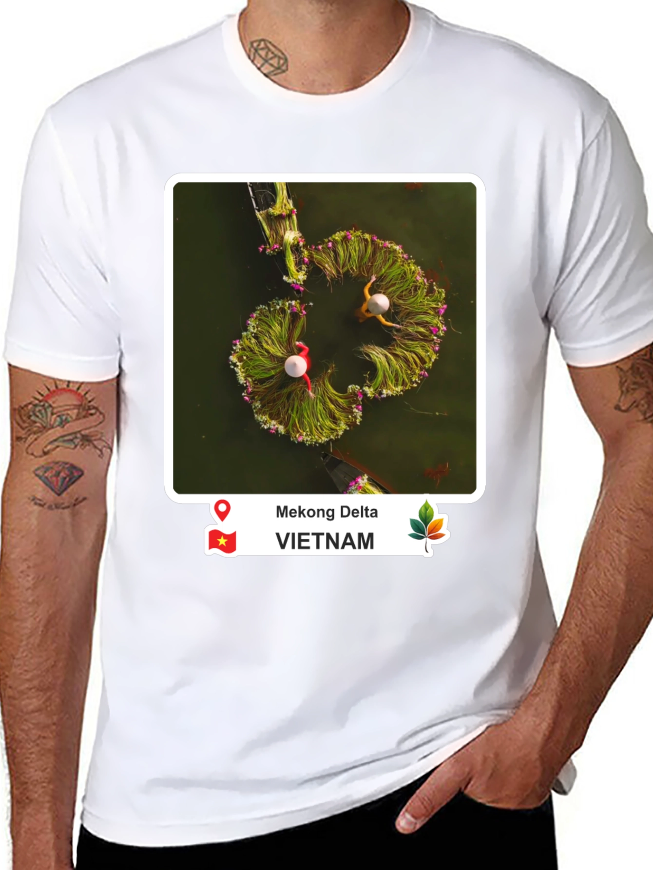 Vietnam Mekong Delta Graphic T-Shirt