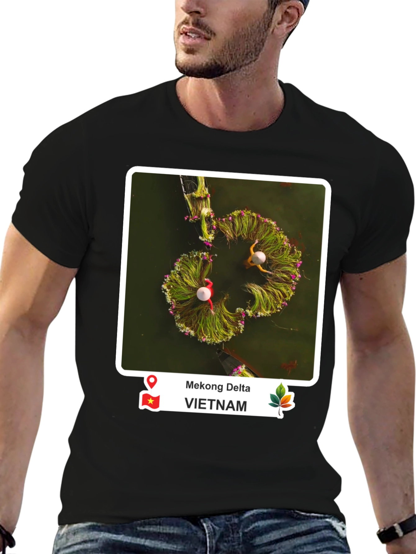 Vietnam Mekong Delta Graphic T-Shirt