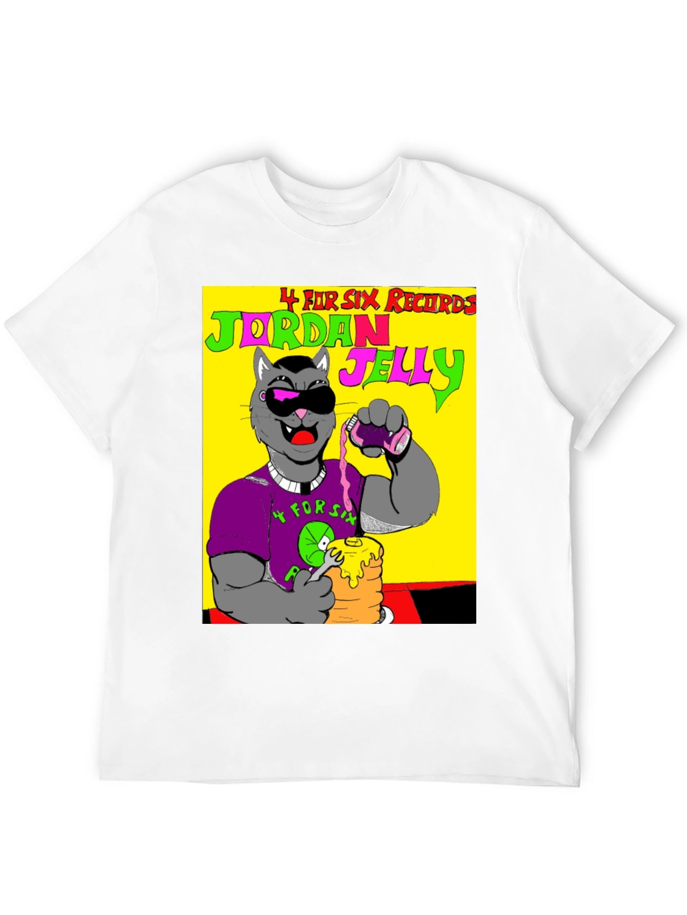 Jordan Jelly T-Shirt - Funky Cartoon Tee