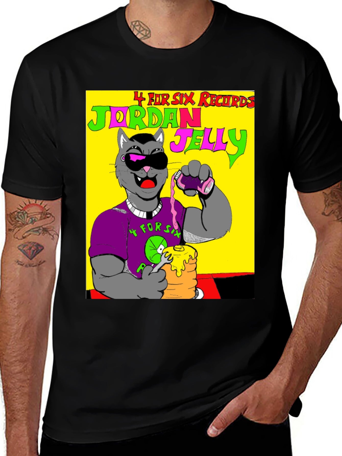 Jordan Jelly T-Shirt - Funky Cartoon Tee