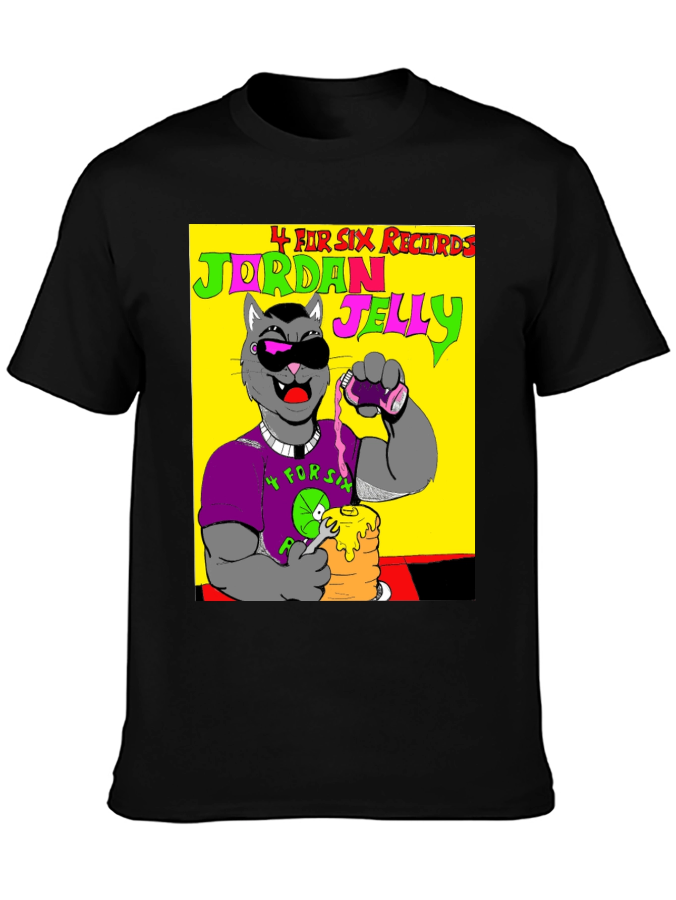 Jordan Jelly T-Shirt - Funky Cartoon Tee