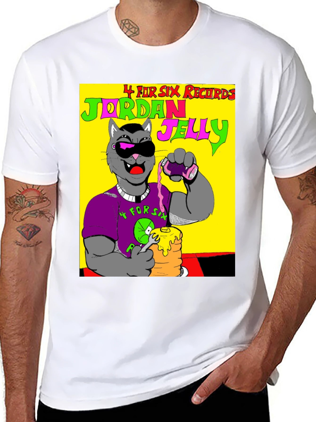 Jordan Jelly T-Shirt - Funky Cartoon Tee