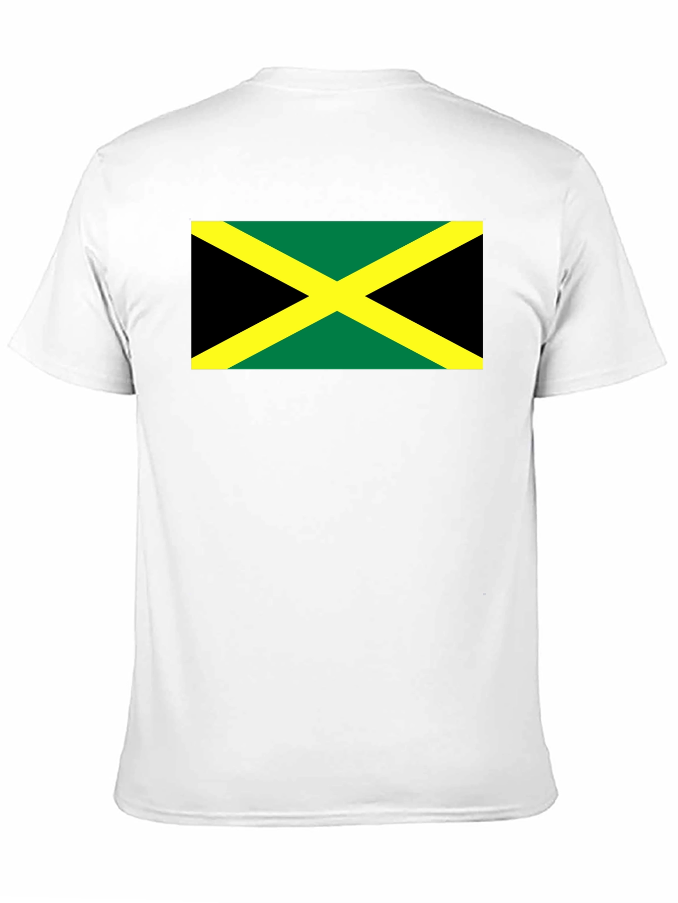Jamaican Flag Graphic T-Shirt - Black