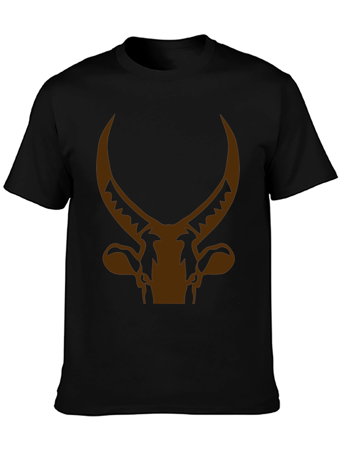 Bull Horn Graphic Tee - Black