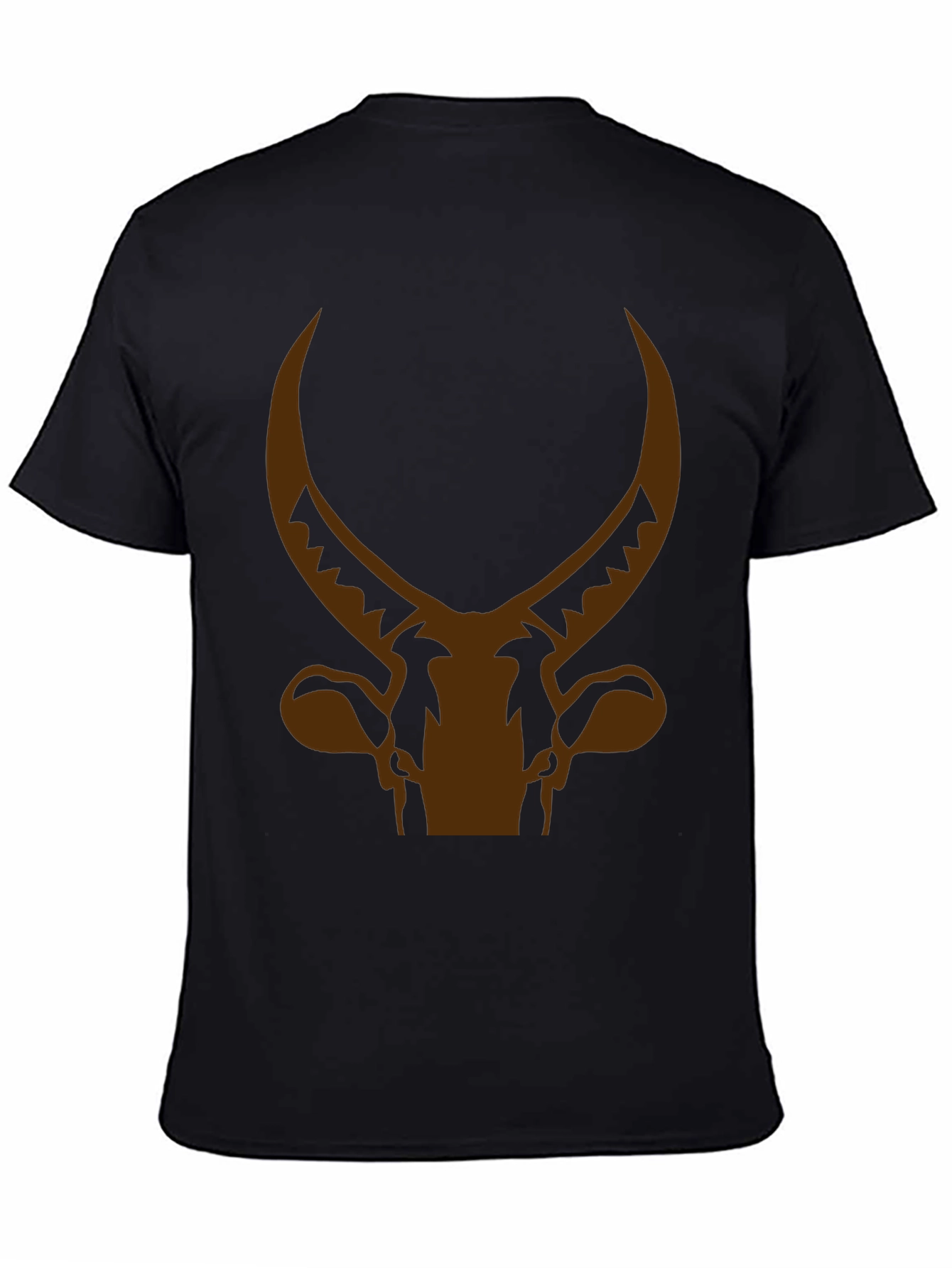 Bull Horn Graphic Tee - Black