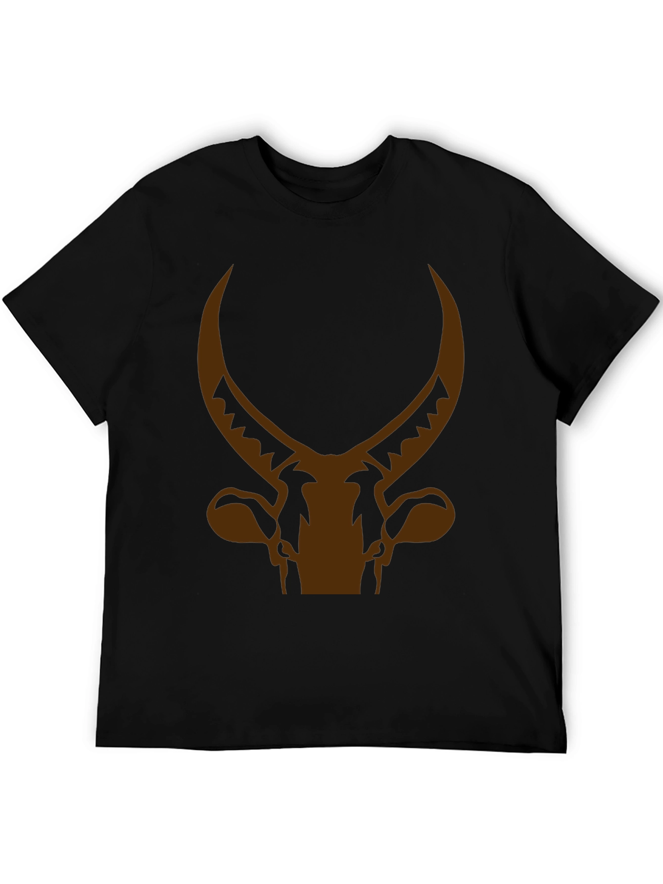 Bull Horn Graphic Tee - Black