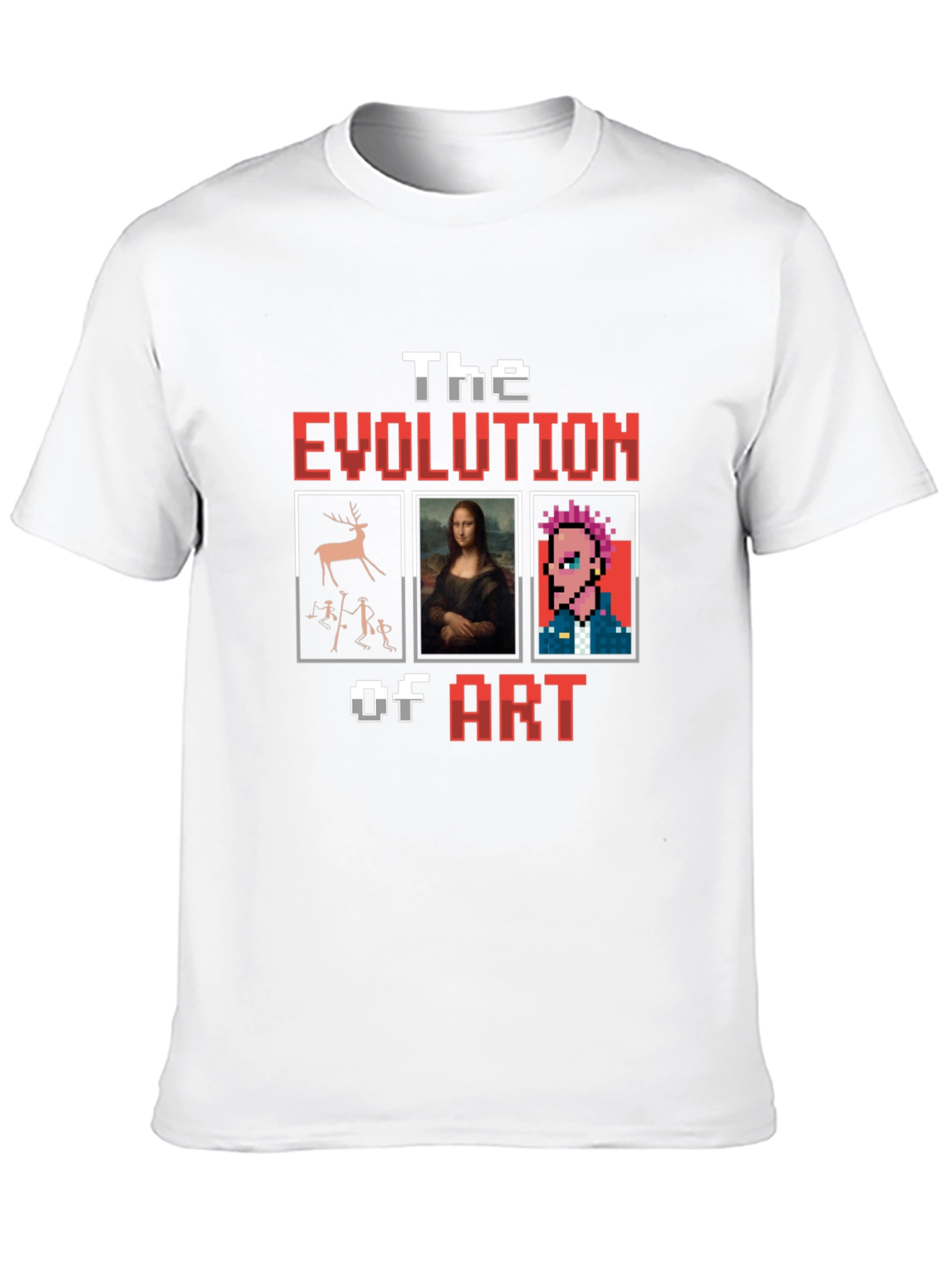 Evolution of Art Black Graphic Tee