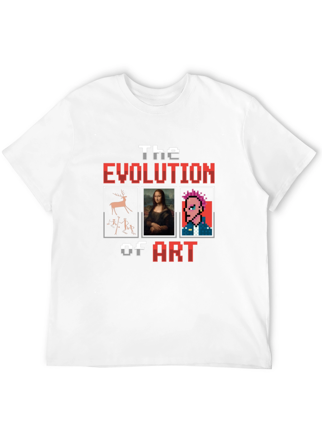 Evolution of Art Black Graphic Tee