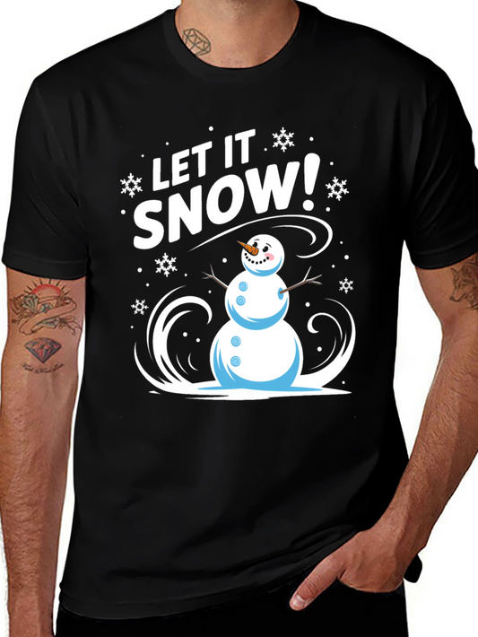 Let It Snow! Graphic Tee - Holiday Fun