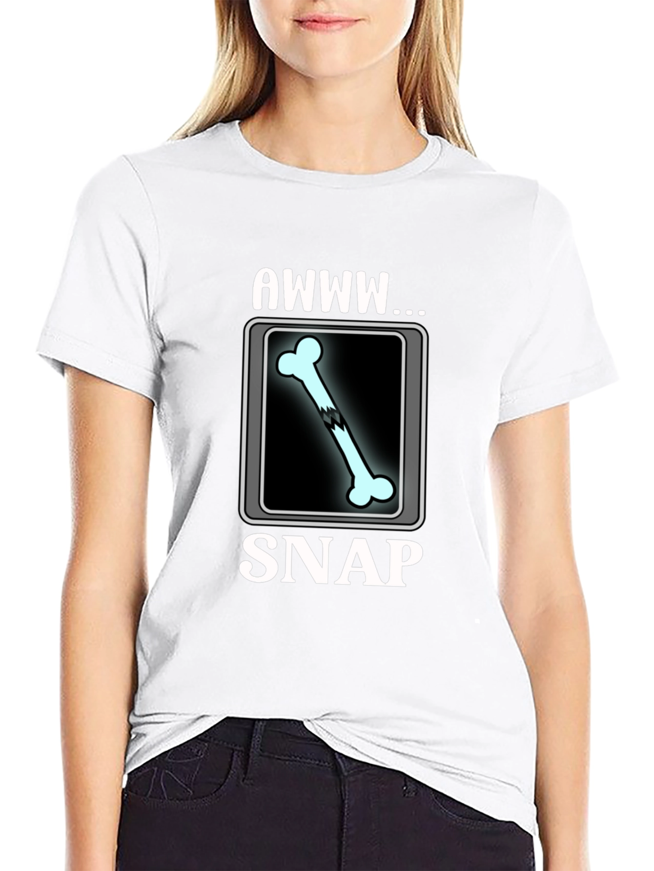 Awww Snap Bone X-Ray Graphic Tee