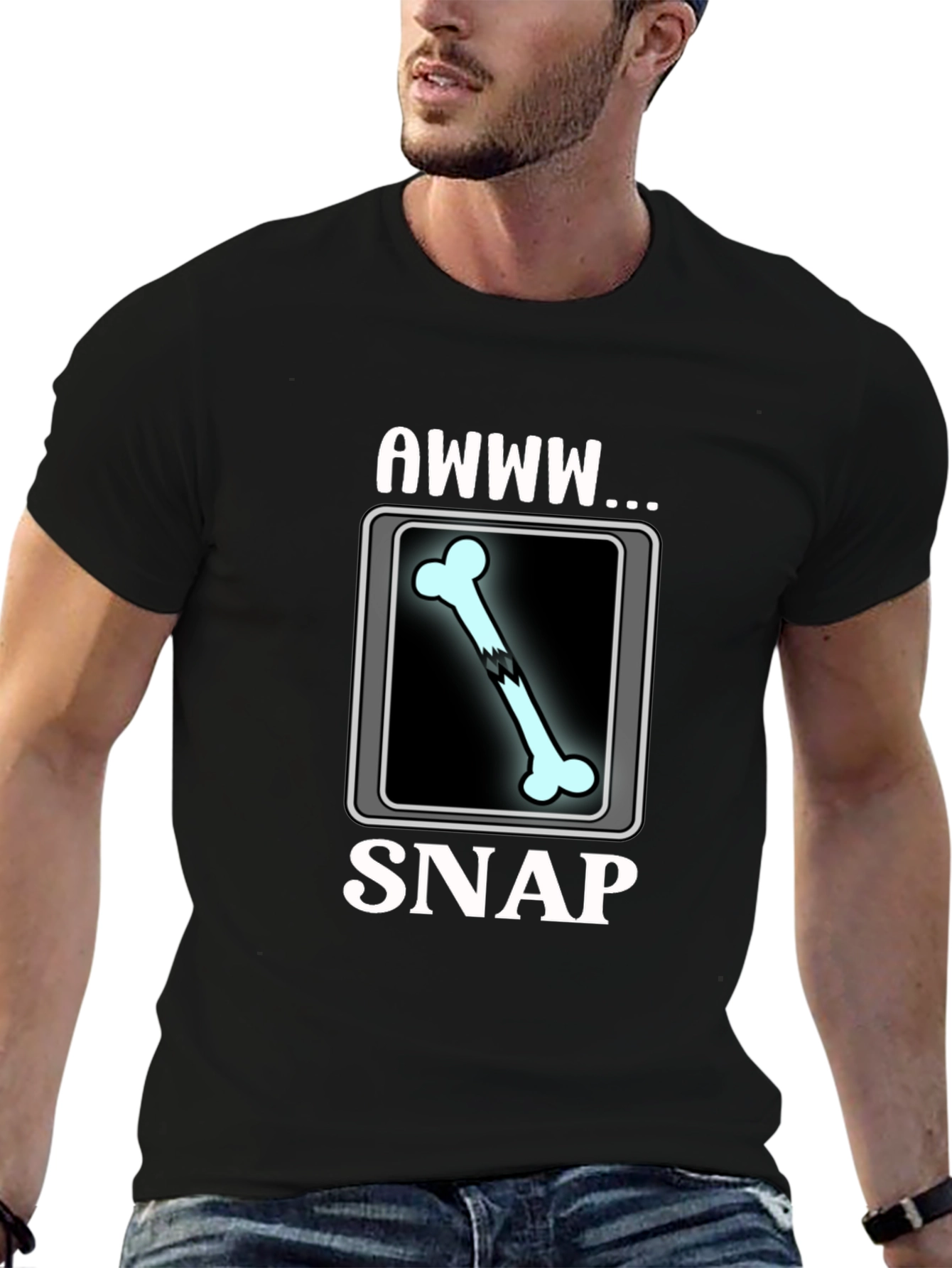 Awww Snap Bone X-Ray Graphic Tee