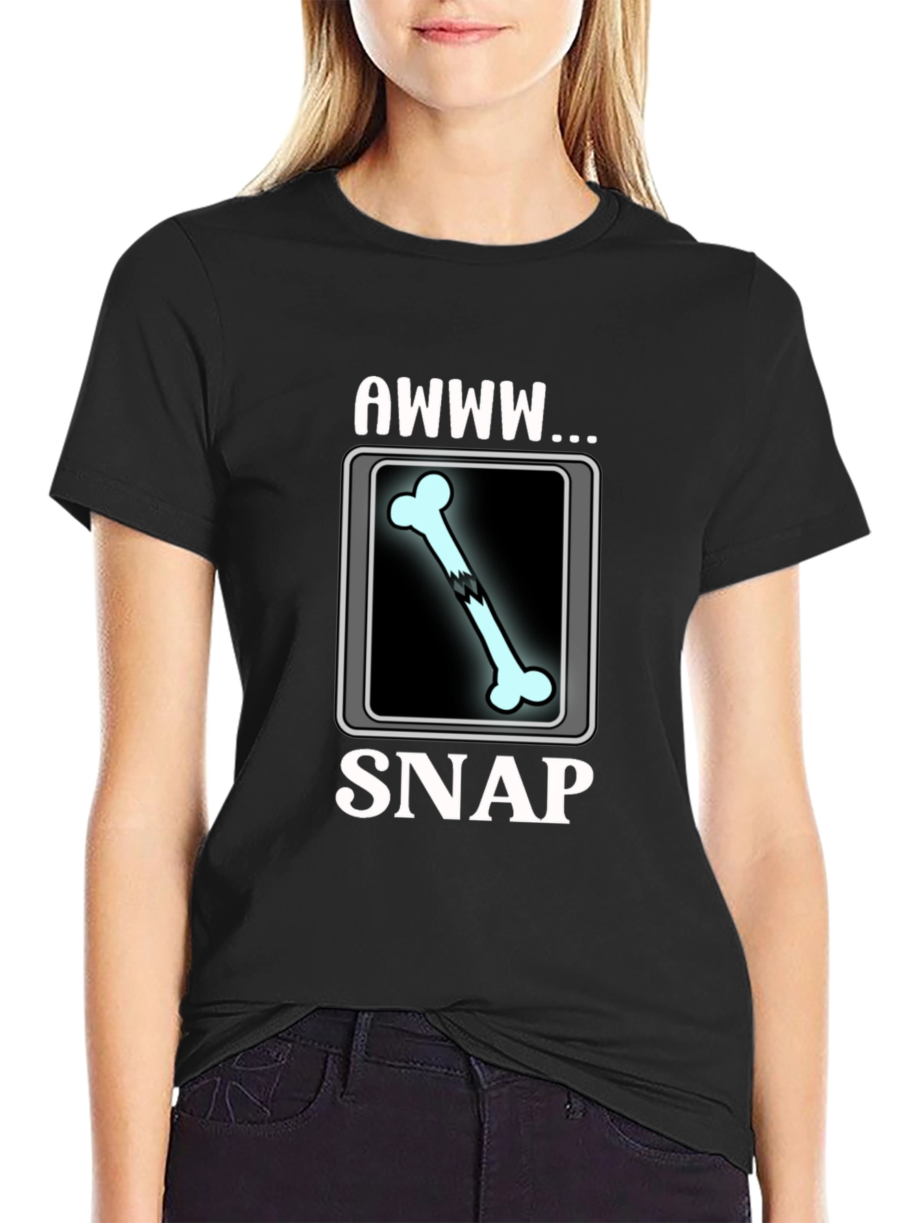 Awww Snap Bone X-Ray Graphic Tee