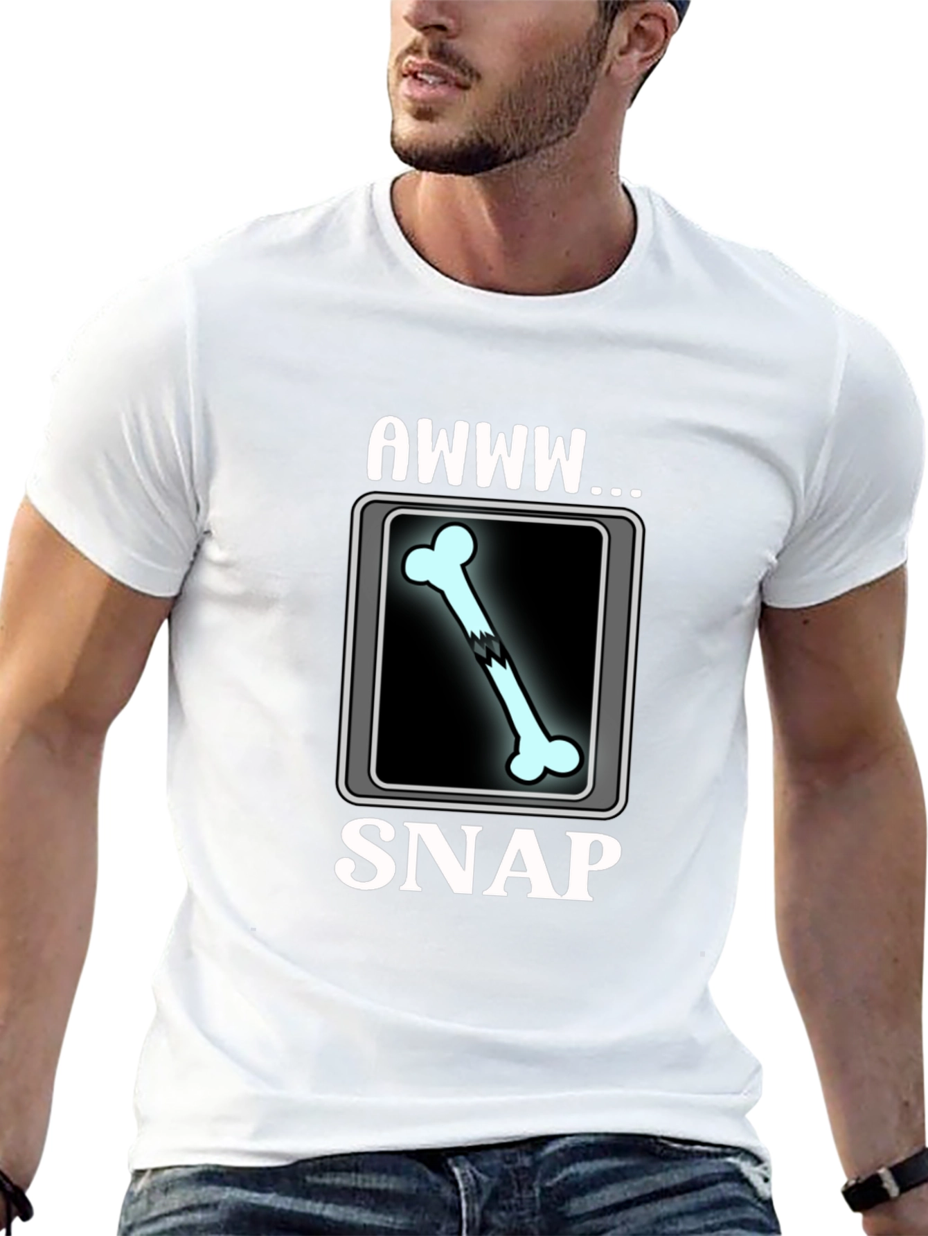 Awww Snap Bone X-Ray Graphic Tee
