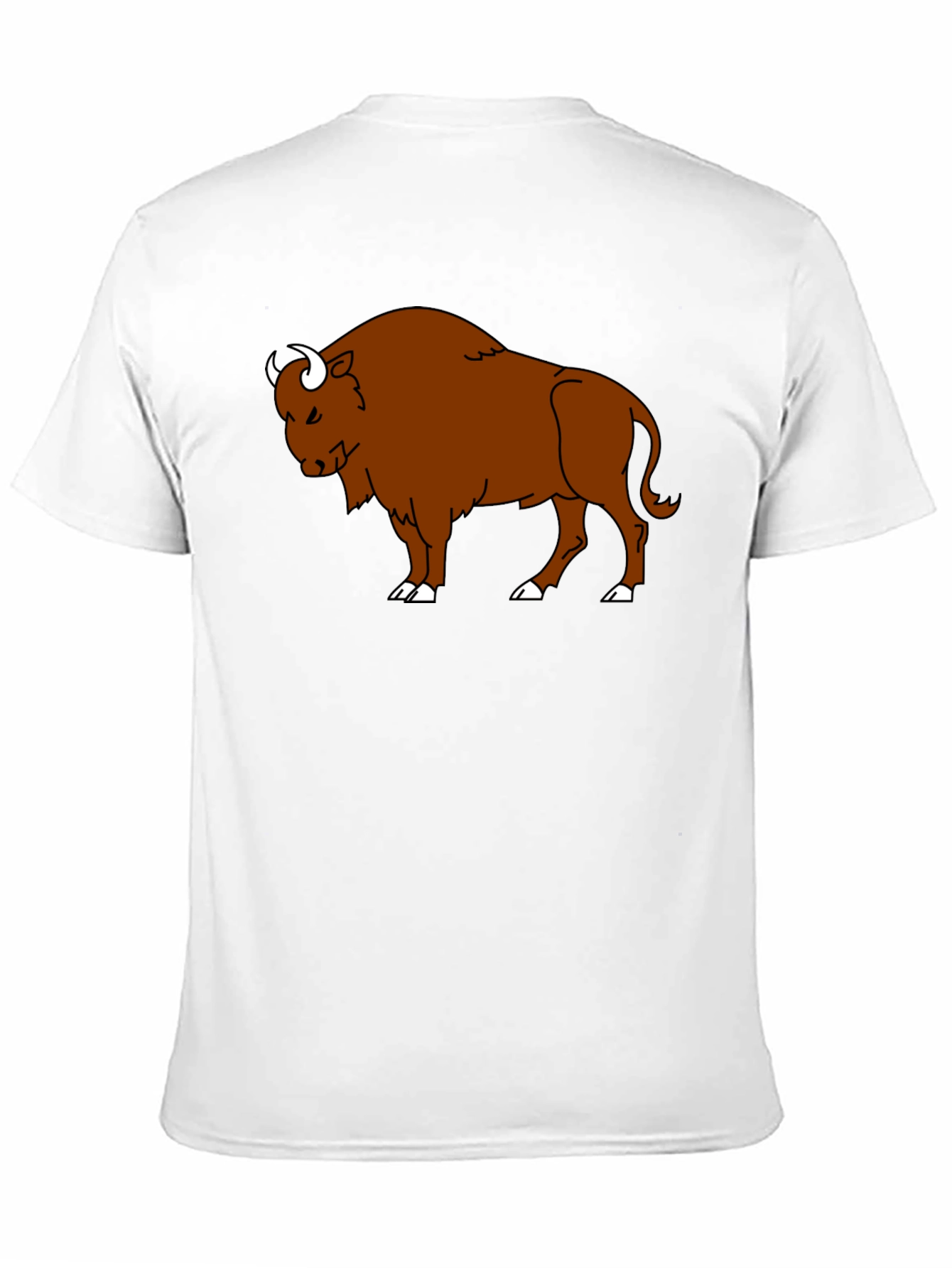 Bison Graphic T-Shirt - Black Cotton Tee