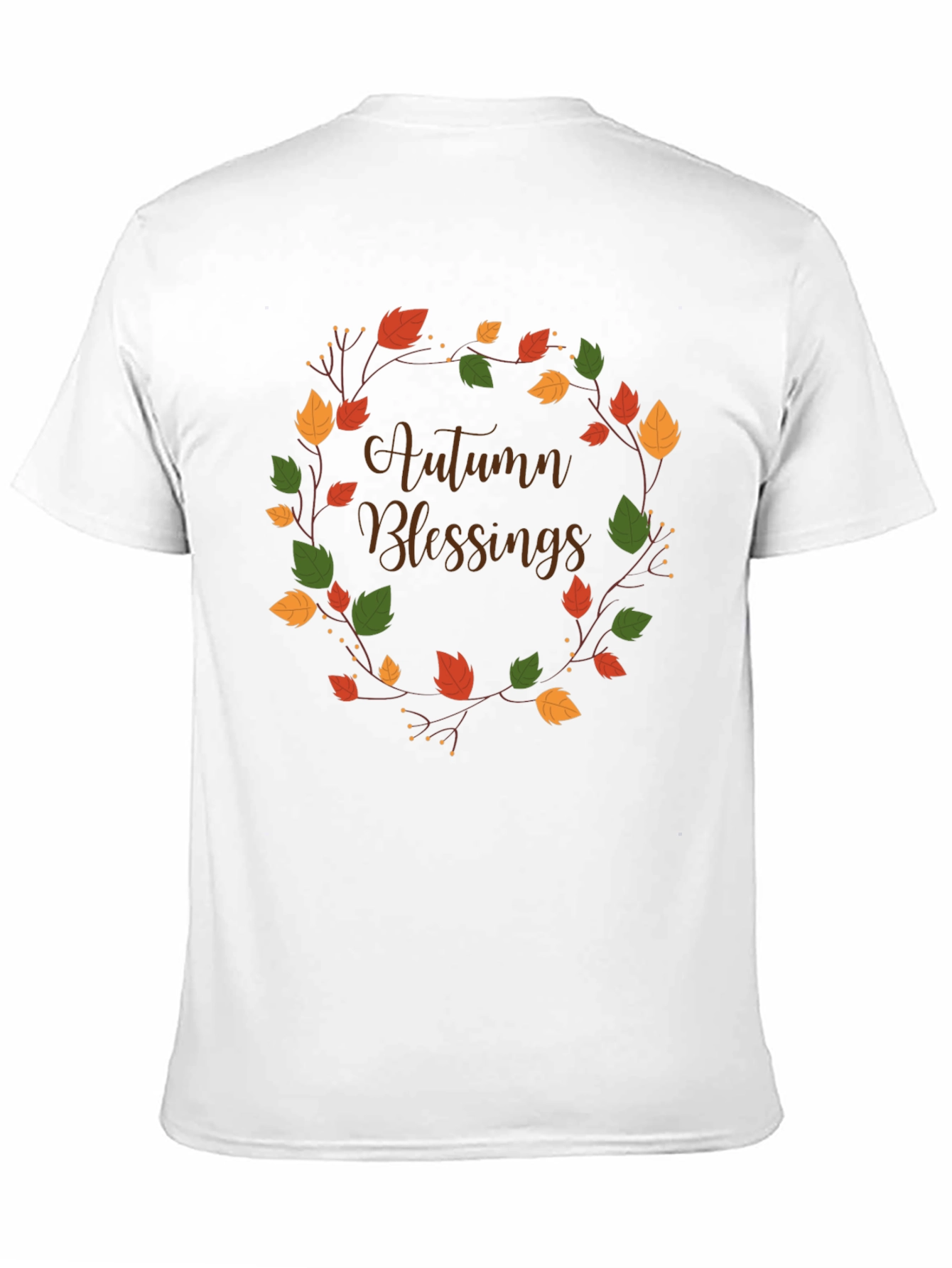 Autumn Blessings Black T-Shirt