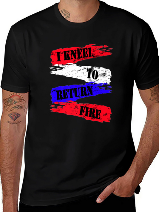 I Kneel To Return Fire Graphic Tee
