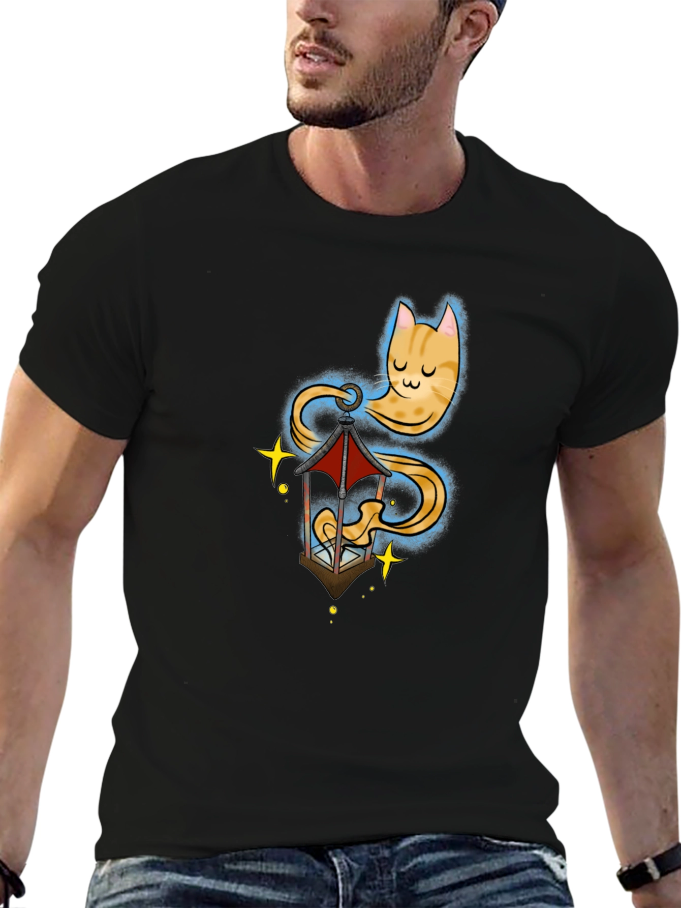 Cat Genie T-Shirt - Unique Graphic Tee