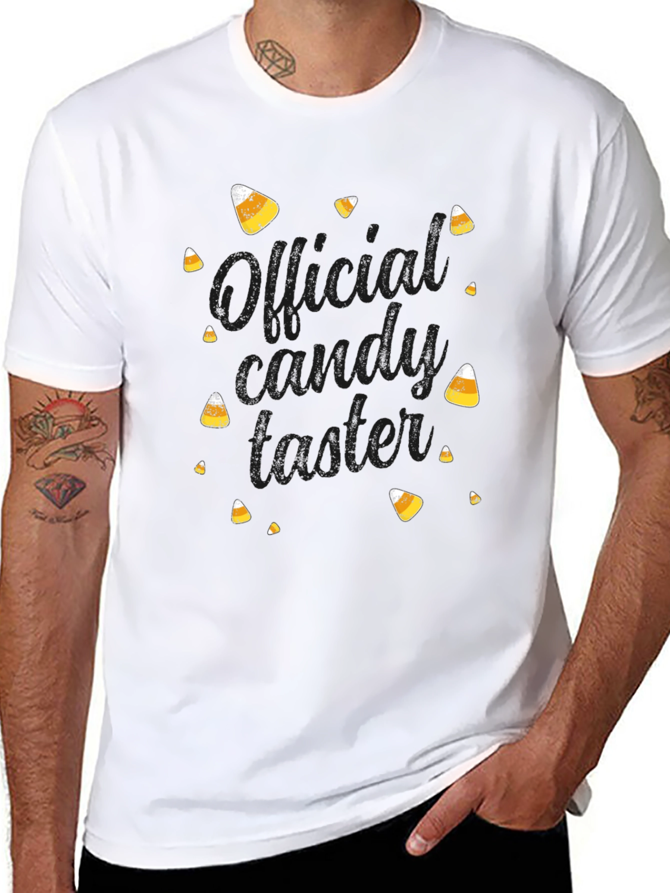 Official Candy Taster Black Tee - Halloween Style
