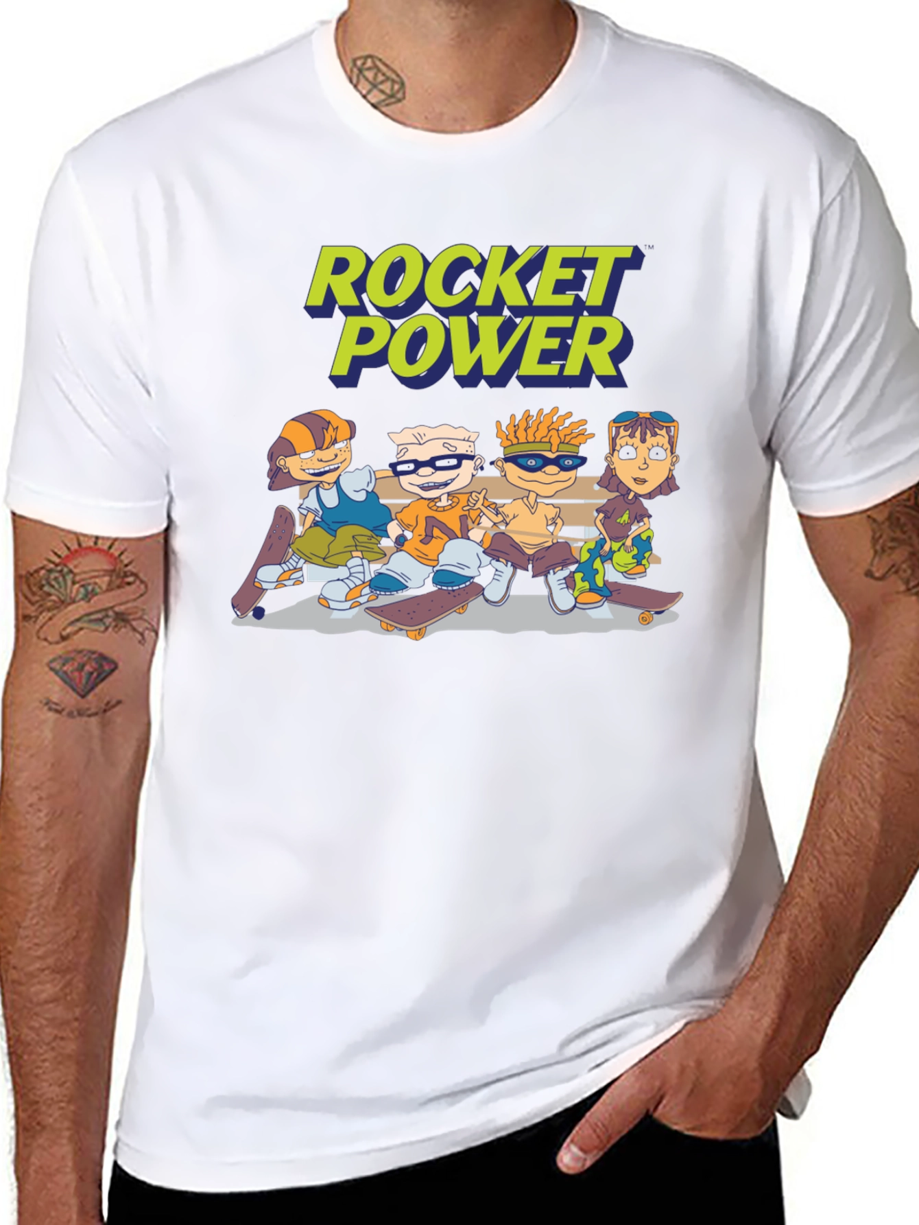 Rocket Power Cartoon Graphic Tee