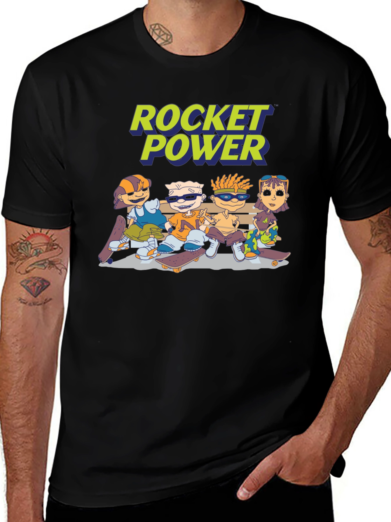 Rocket Power Cartoon Graphic Tee