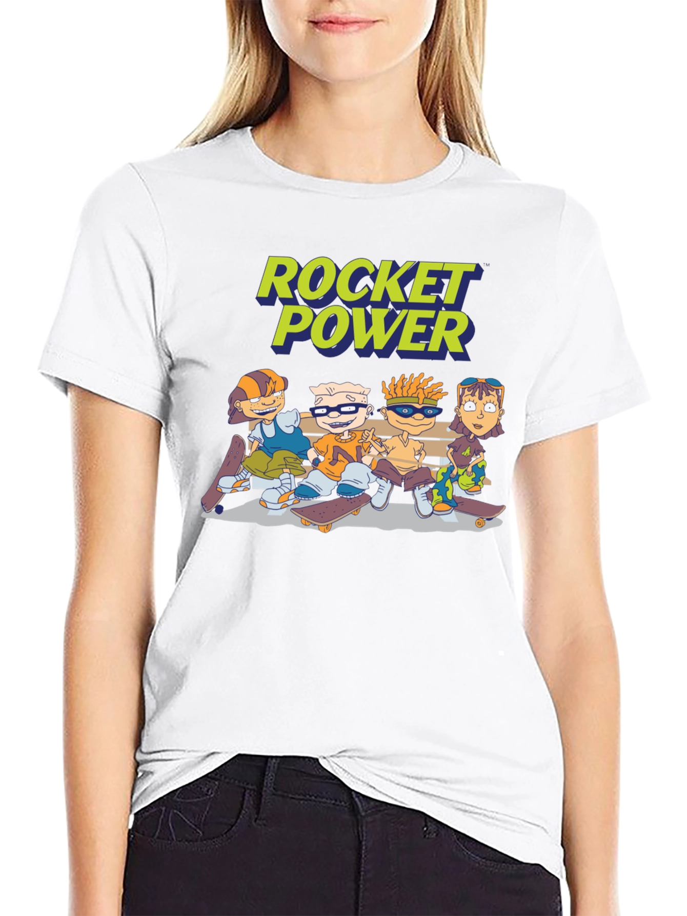 Rocket Power Cartoon Graphic Tee