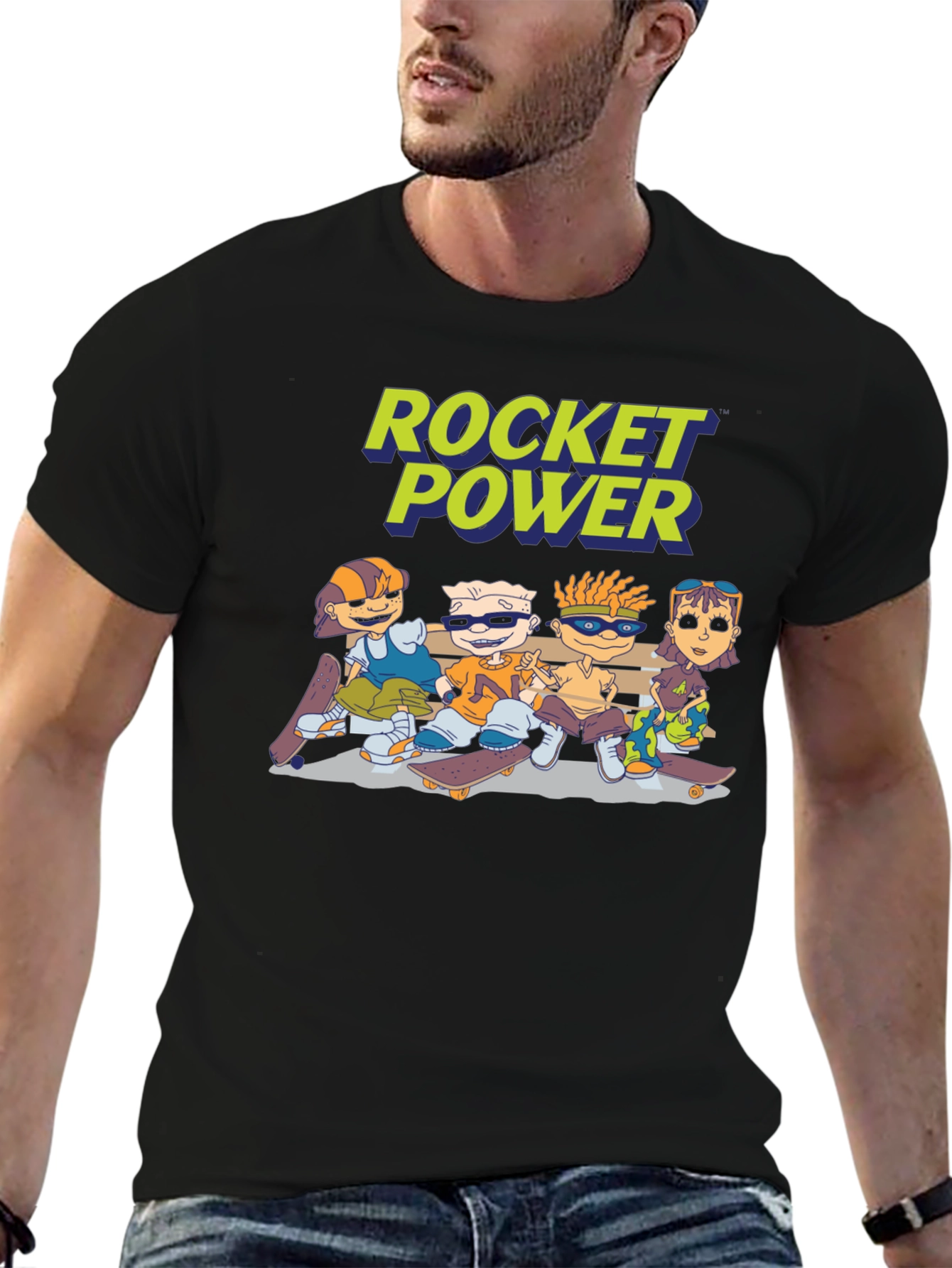 Rocket Power Cartoon Graphic Tee