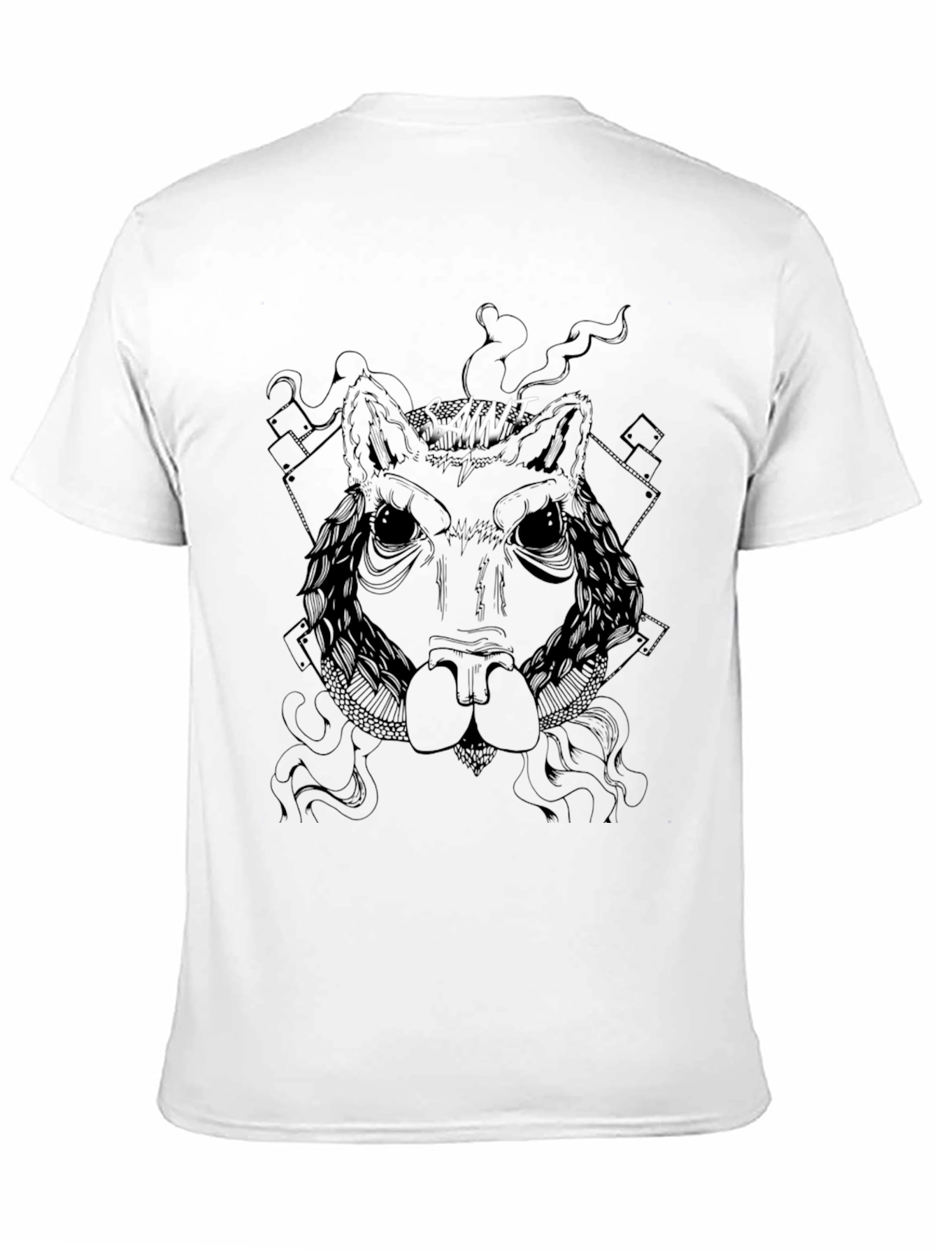 Saint Wolf Graphic Tee - Stylish Black T-Shirt