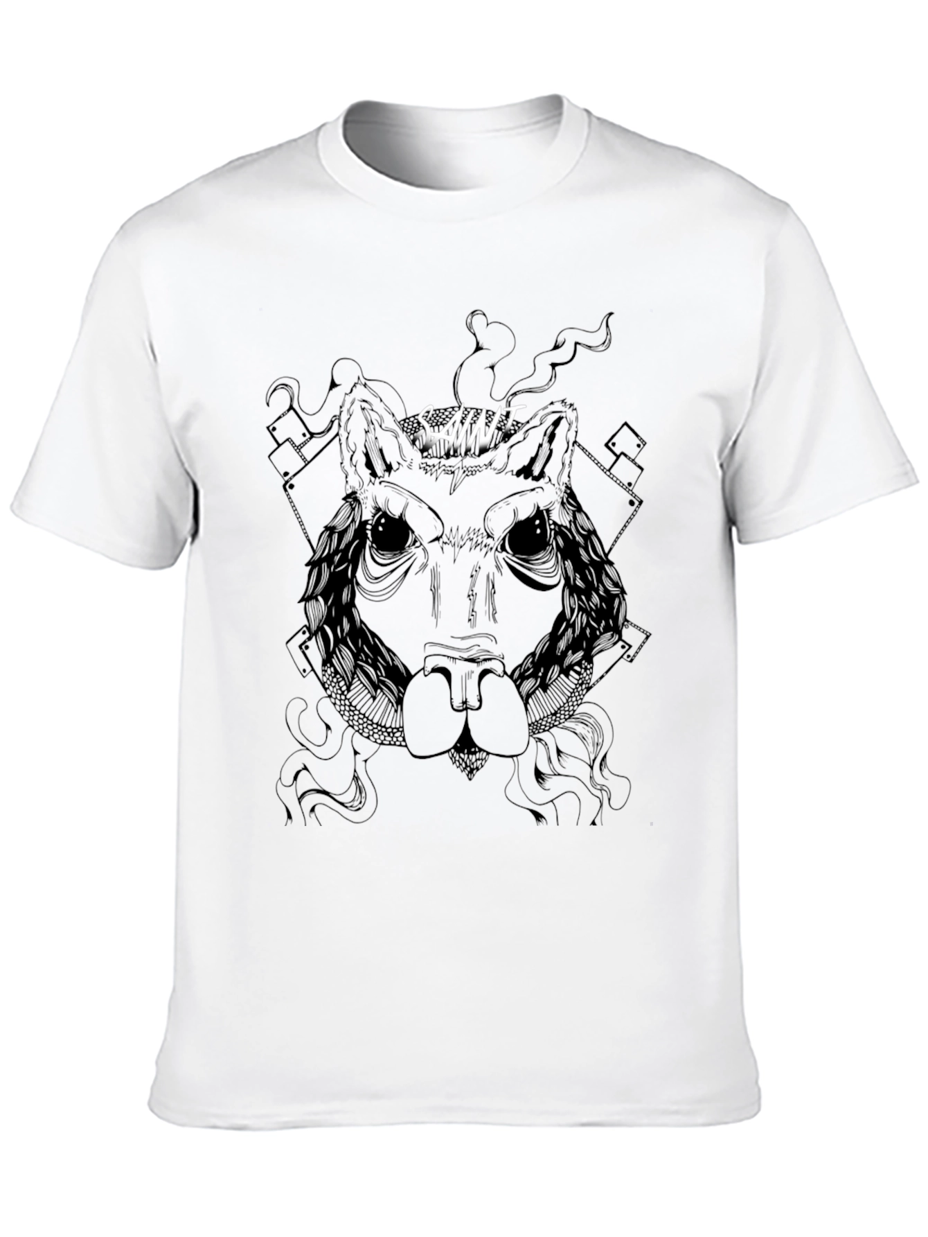 Saint Wolf Graphic Tee - Stylish Black T-Shirt