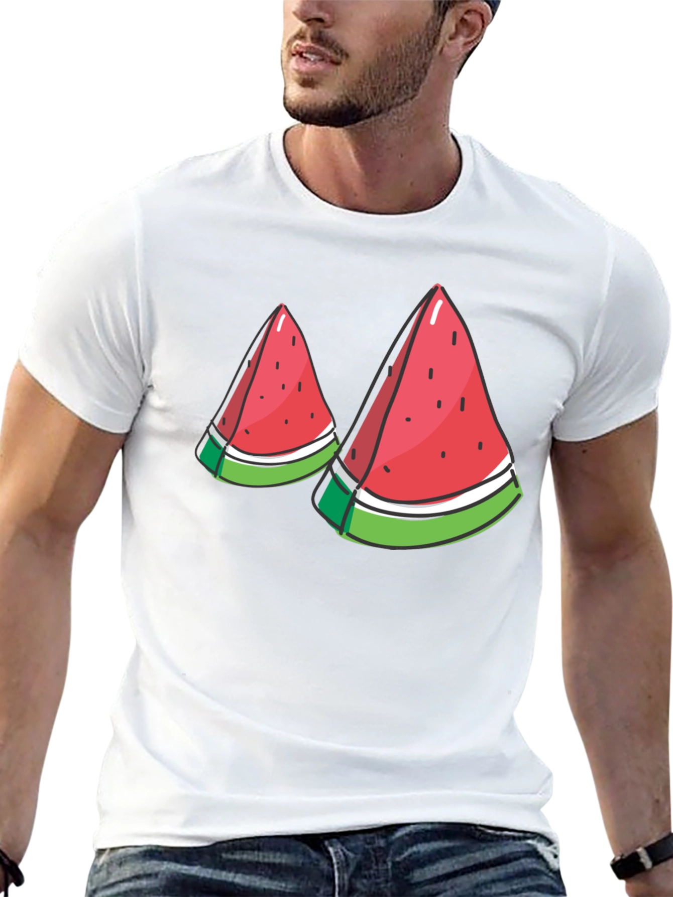 Watermelon Slice Graphic T-Shirt