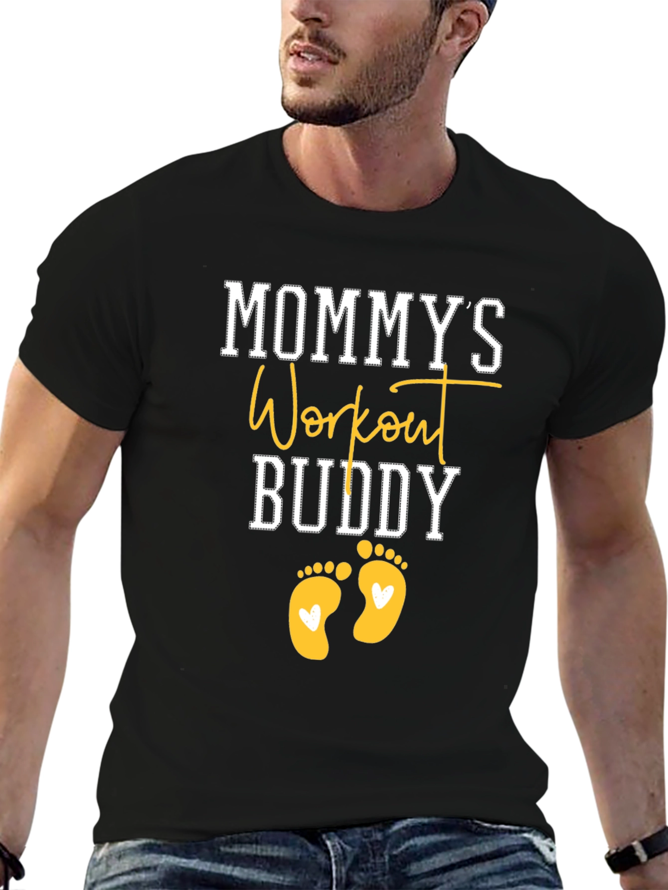 Mommys Workout Buddy Graphic Tee