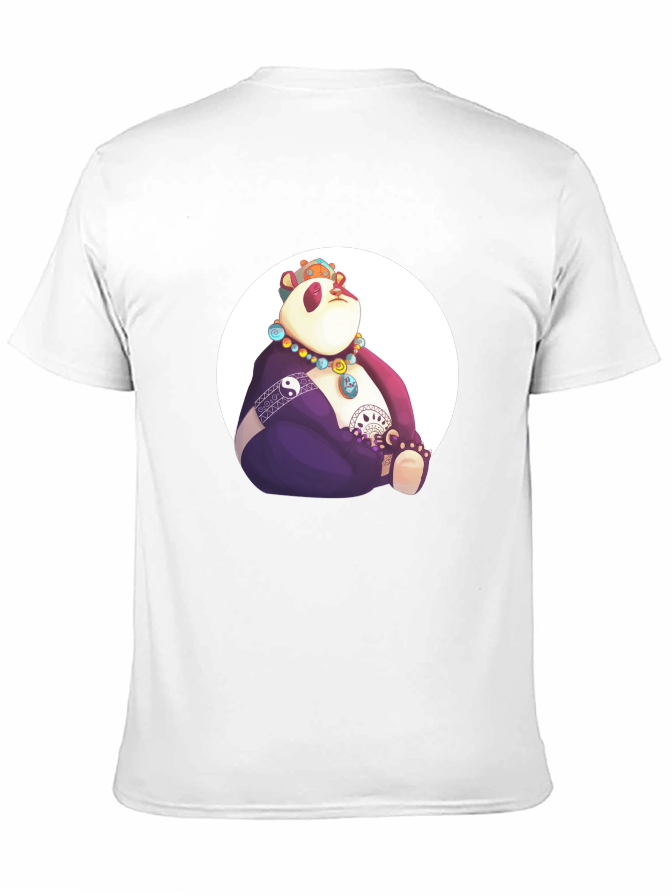 Zen Panda Graphic Tee - Black Casual Shirt
