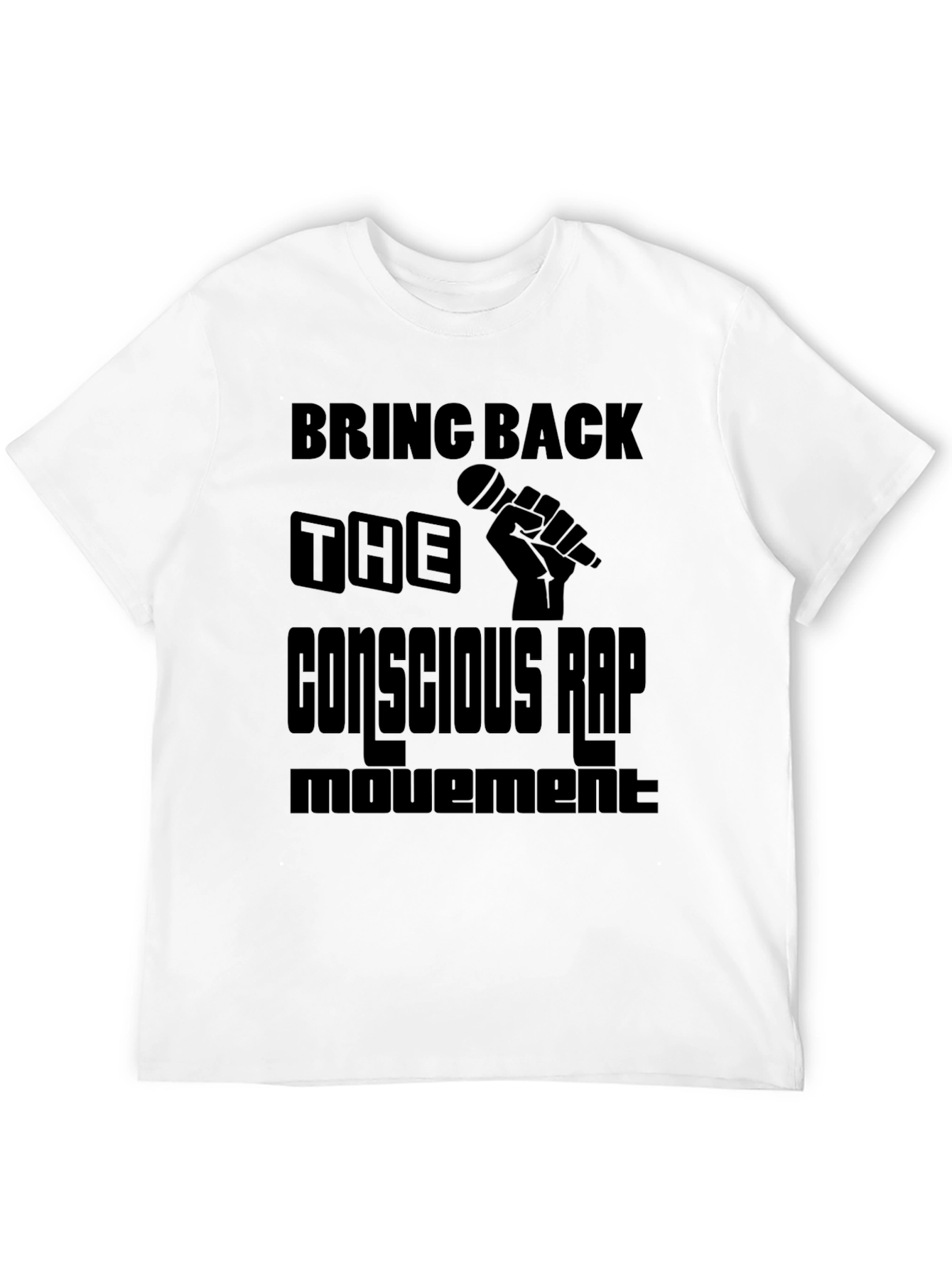 Conscious Rap Movement Black T-Shirt