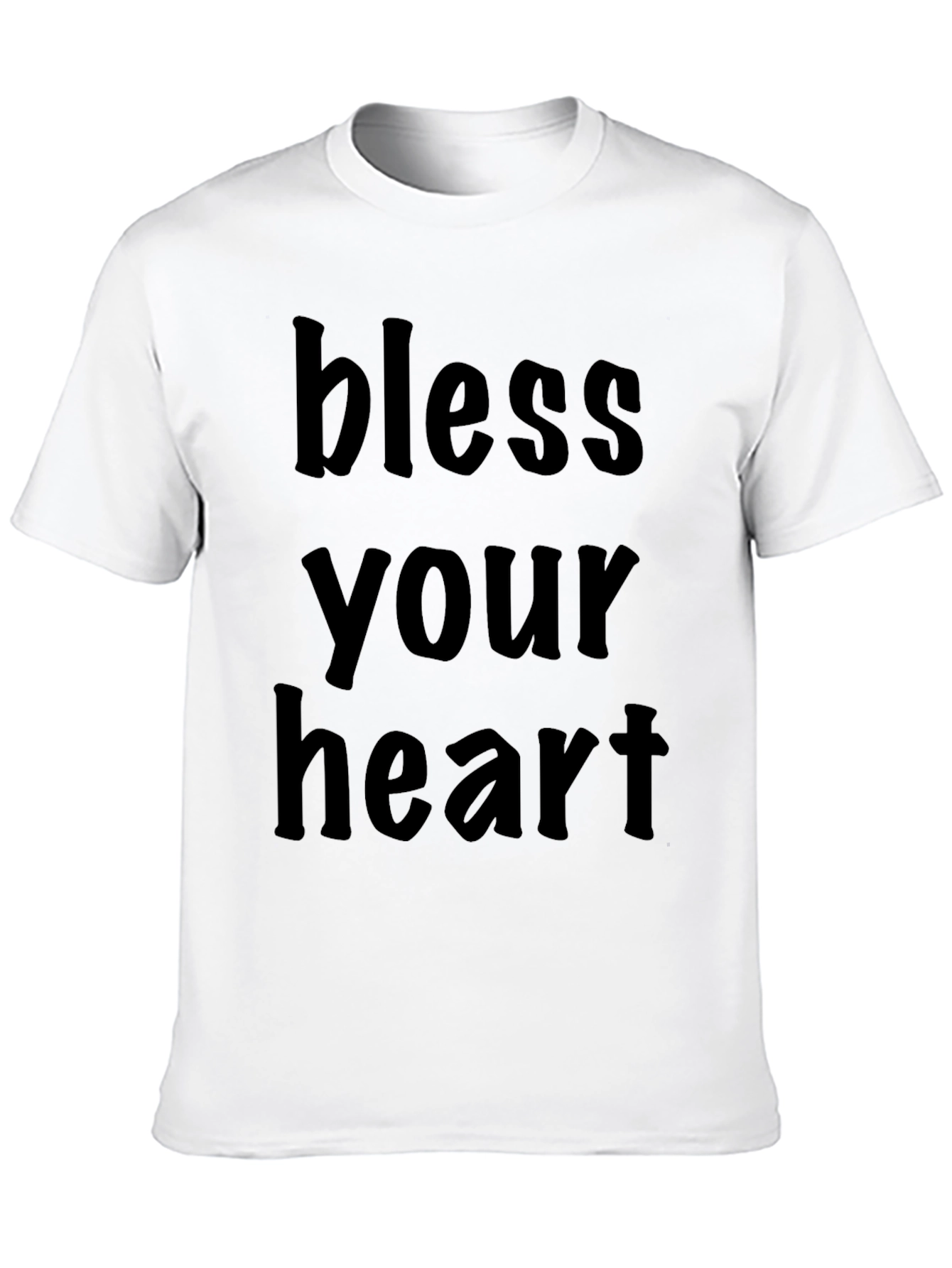 Bless Your Heart Black Graphic T-Shirt