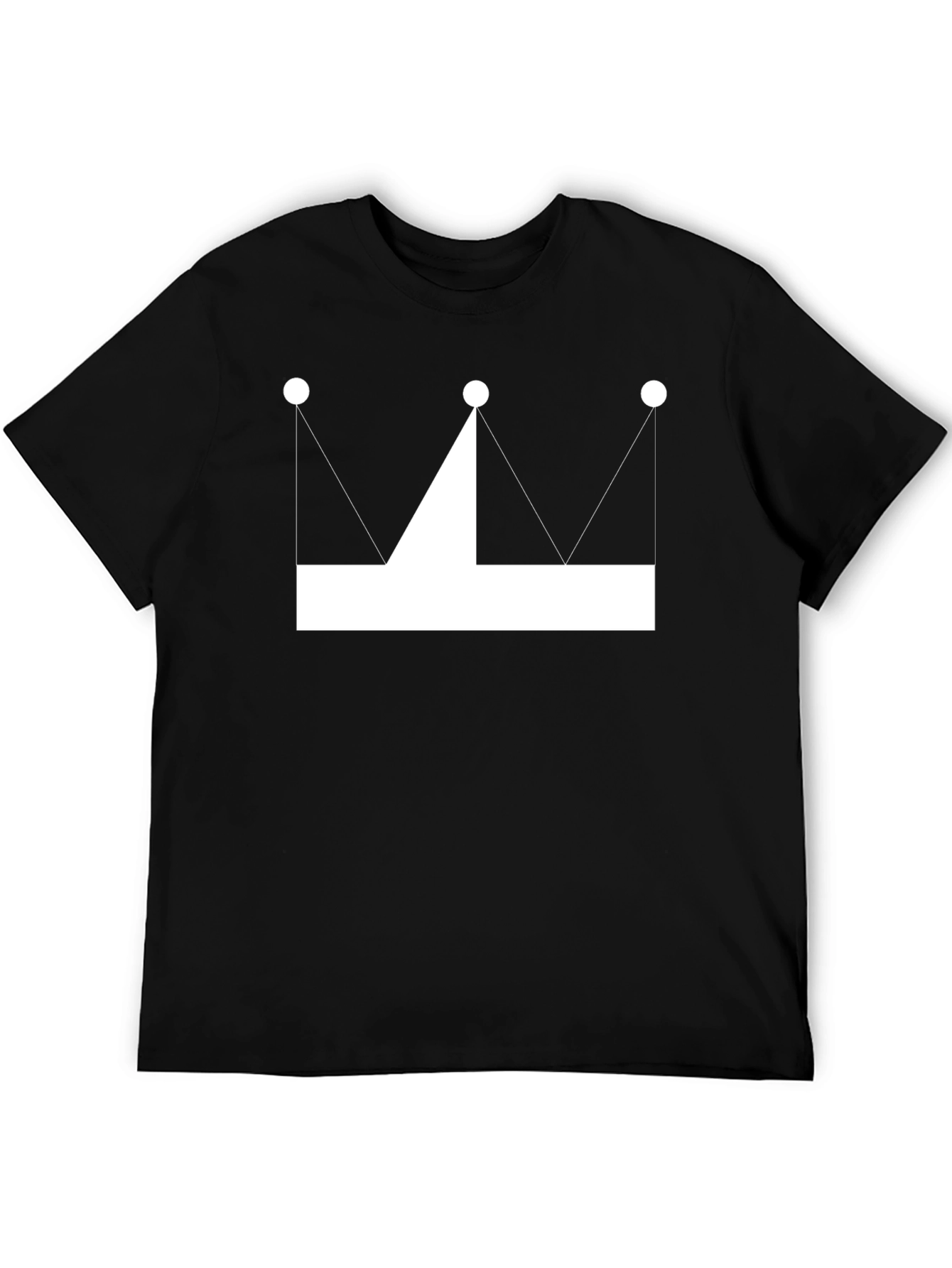 Crown Graphic Tee - Minimalist Style