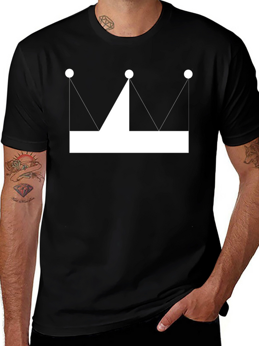 Crown Graphic Tee - Minimalist Style