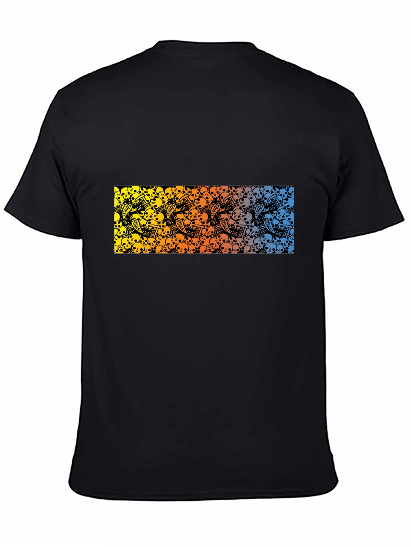 Skull Souls Graphic Black T-Shirt
