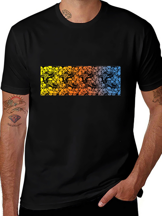 Skull Souls Graphic Black T-Shirt
