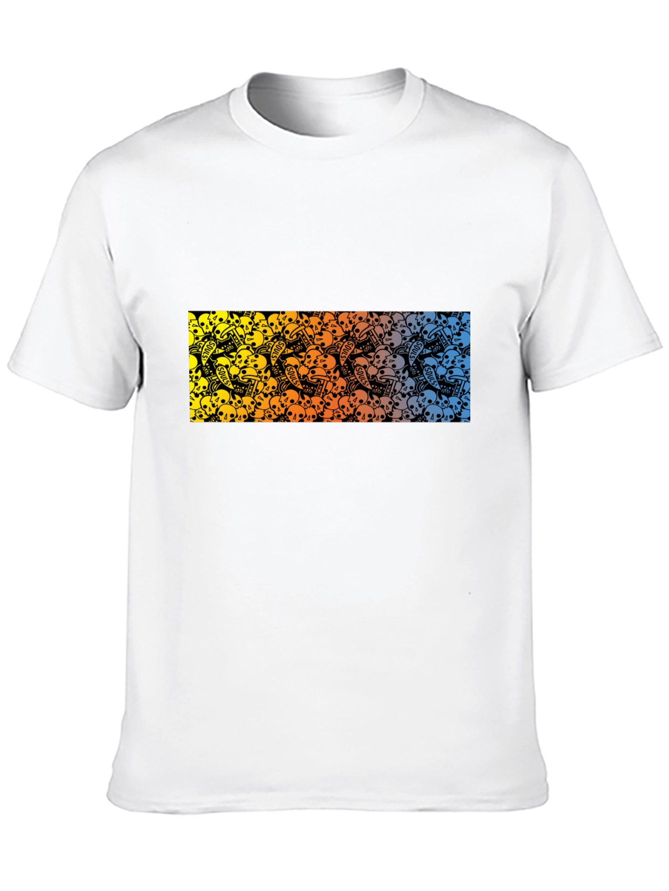 Skull Souls Graphic Black T-Shirt