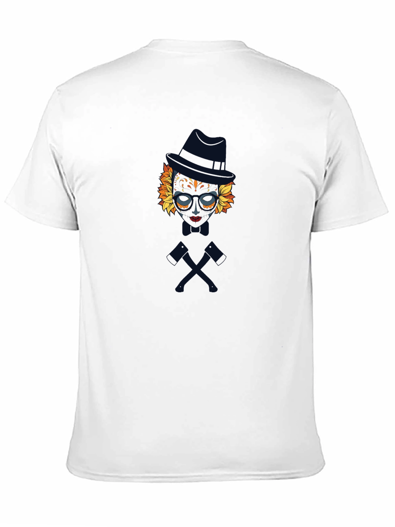 Sugar Skull Gentleman Graphic Tee - Black