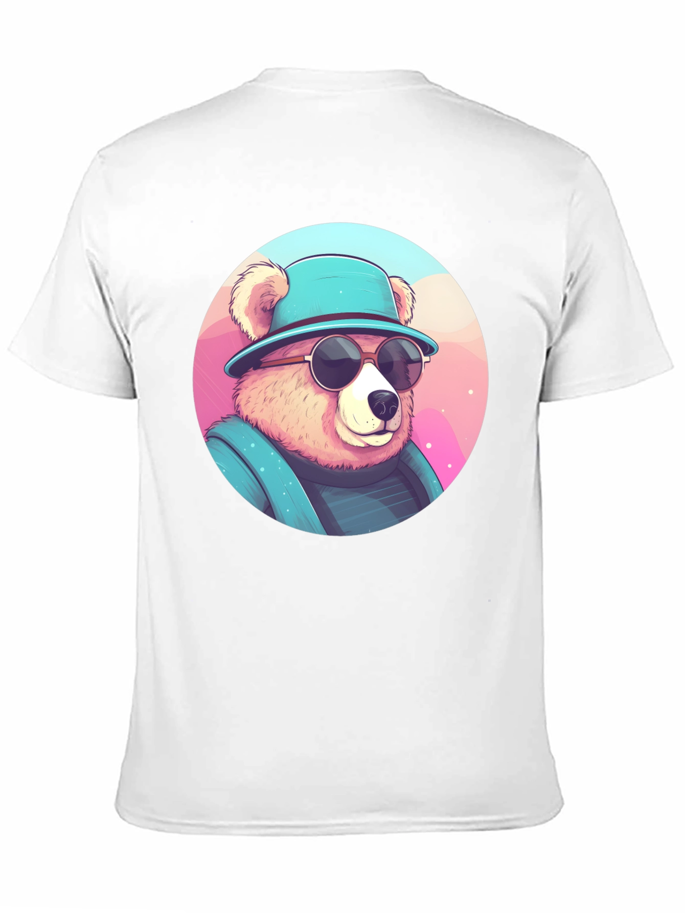 Cool Bear Graphic Tee - Stylish Mens Black T-Shirt