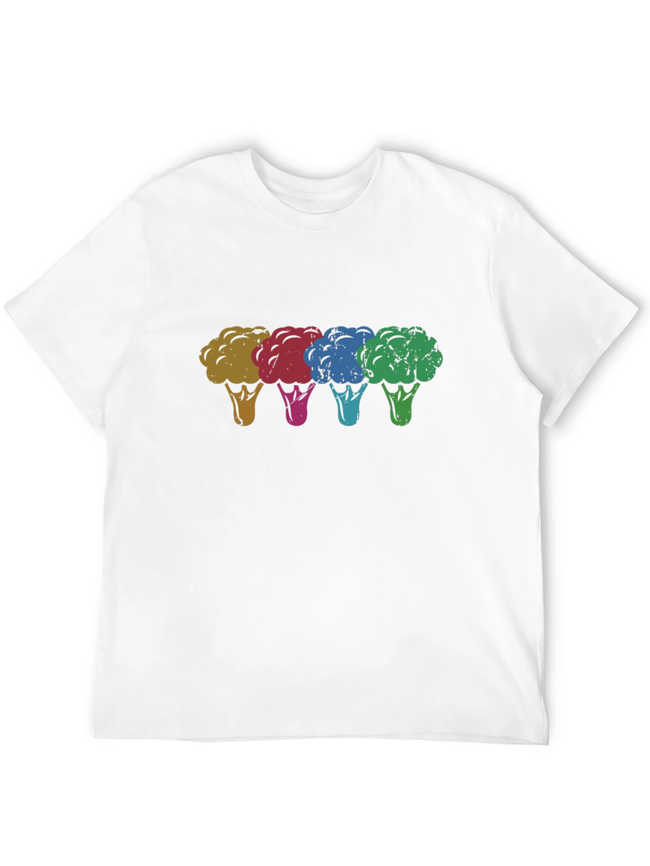 Colorful Broccoli Graphic Tee
