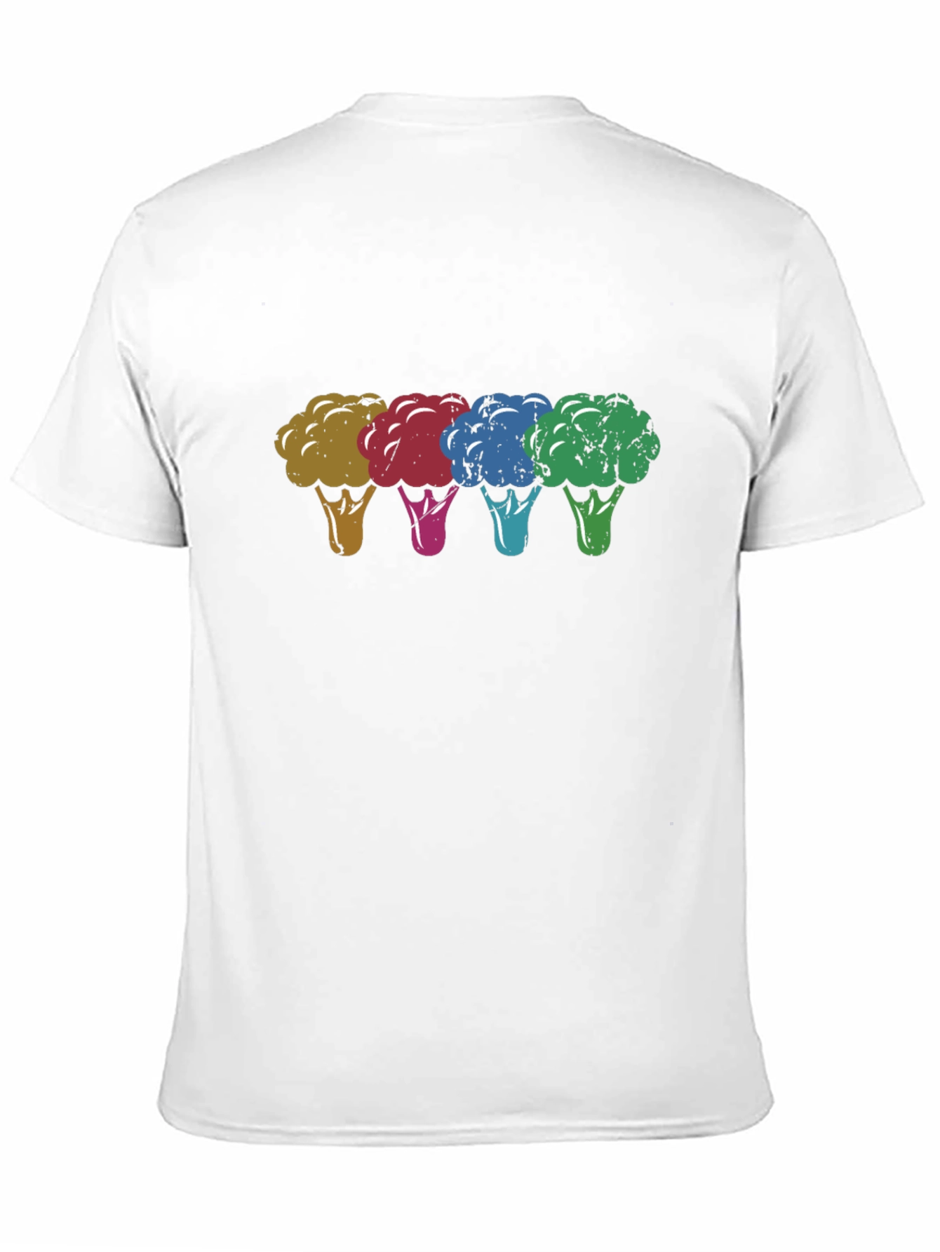 Colorful Broccoli Graphic Tee